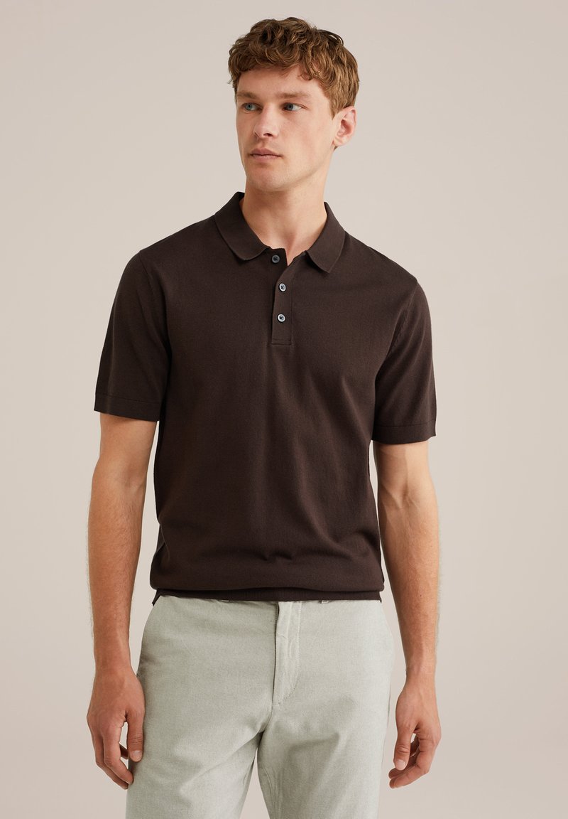 WE Fashion - Polo shirt - dark brown, Enlarge
