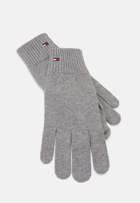 Tommy Hilfiger ESSENTIAL FLAG GLOVES - Fingervantar - mid grey melange