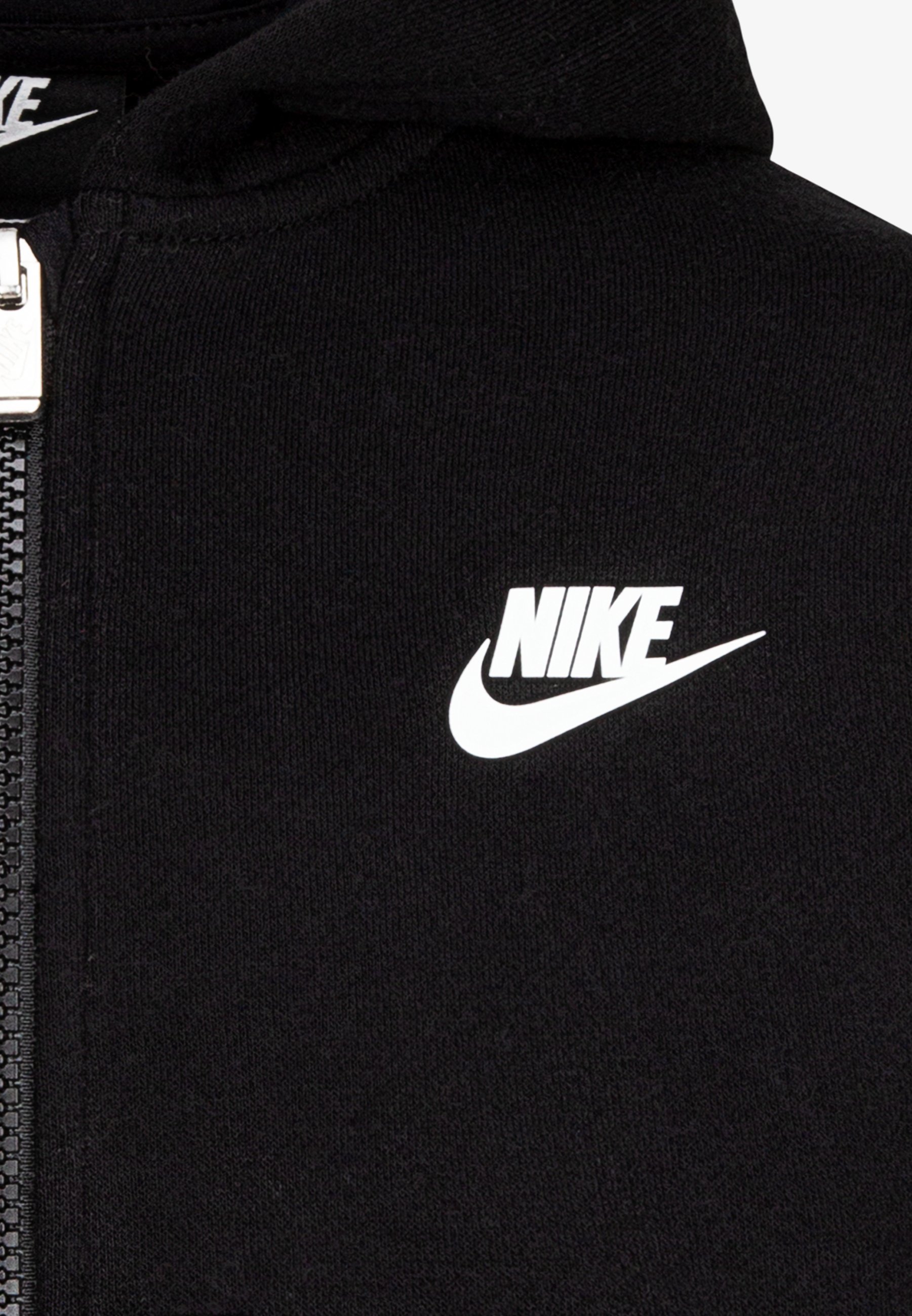 mens nike zip up hoodie black