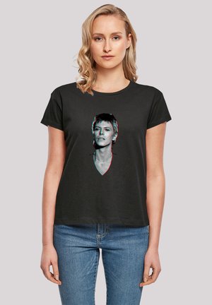 Print T-shirt - schwarz