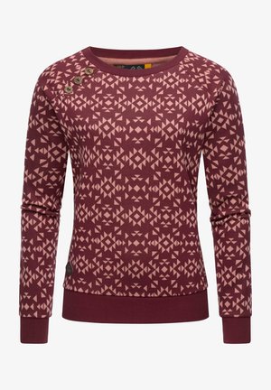 RUNDHALS DARRIA AZTEC - Gornji dio trenirke - wine red