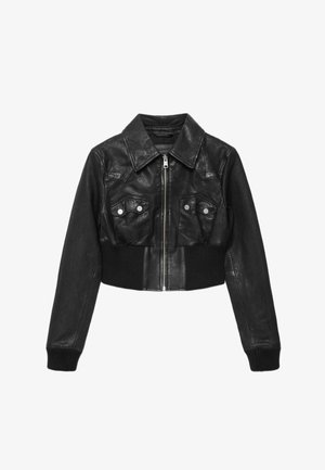AllSaints, LENA JACKET - Læderjakker - black
