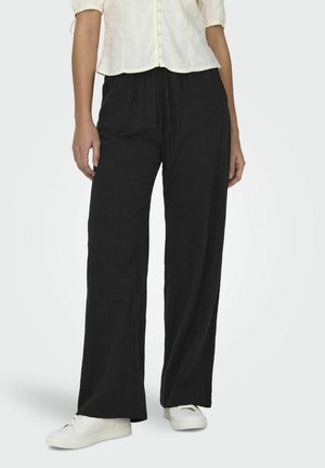 Stoffhose - black