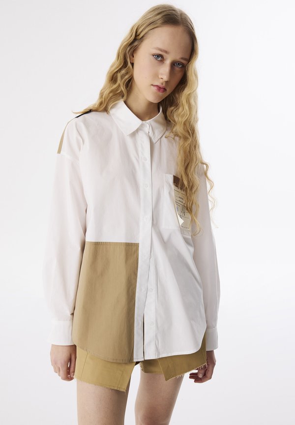COLORBLOCK - Hemdbluse - cream