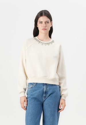 ONLJETT O NECK - Sweatshirt - birch