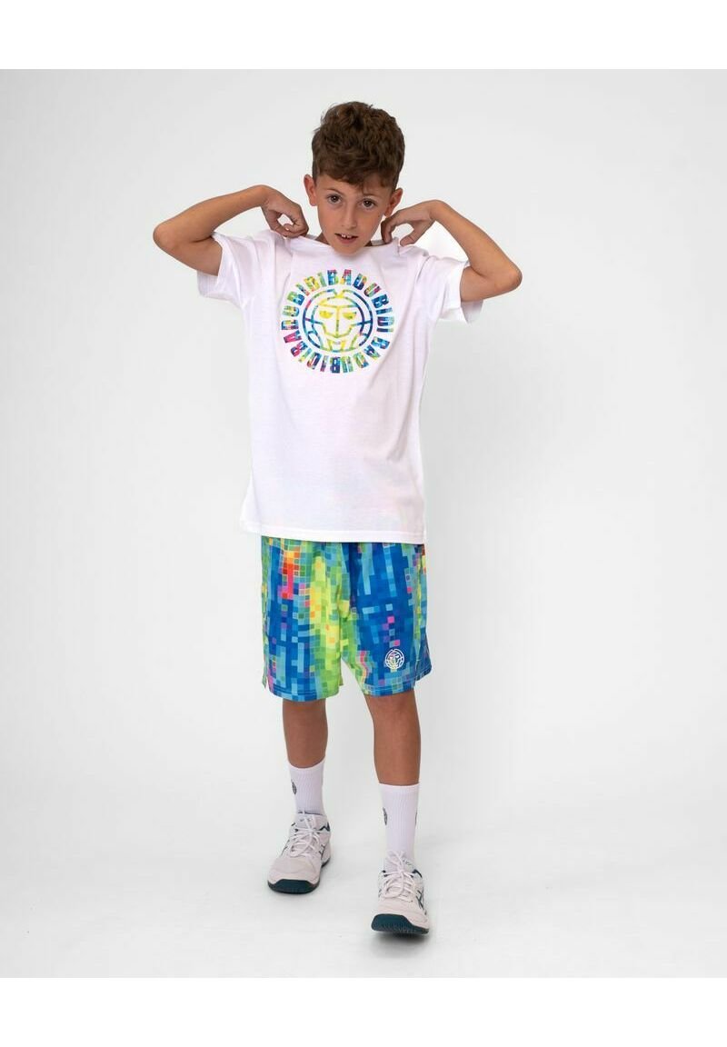 T-shirt Garçon BIDI BADU Spike Junior - Manches Courtes - Coupe Droite