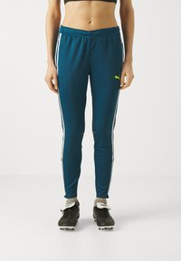 Puma - INDIVIDUALBLAZE TRAINING PANTS - Pantalon de survêtement - ocean tropic/electric lime Image miniature 1