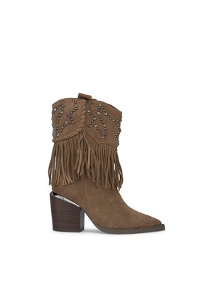 Alma en Pena Cowboy/biker ankle boot - marrón