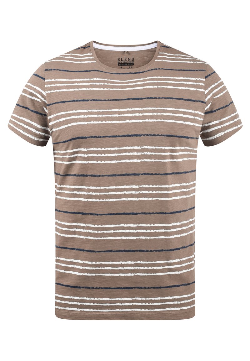 Blend T-shirt print bruin