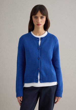 WITH BUTTONS - Cardigan - dark blue