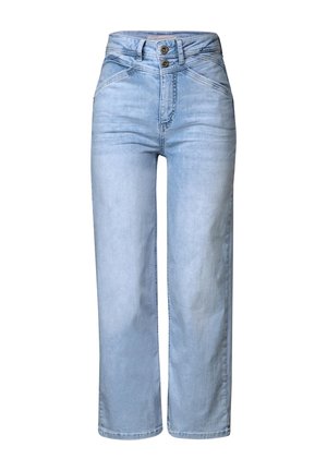 Široké džíny - bleached denim