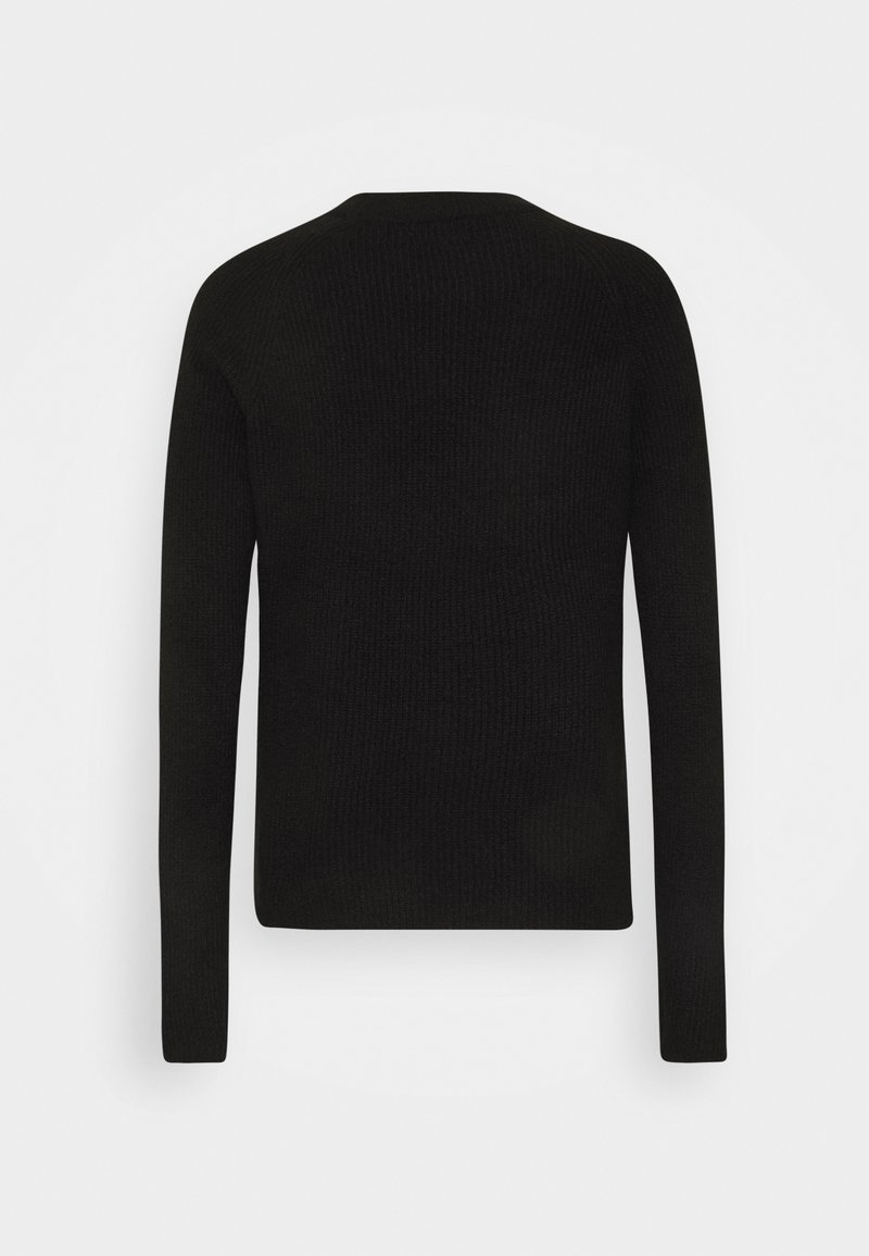 Damen Strickjacken | PIECES Tall PCELLEN O-NECK Strickpullover black/schwarz - OP35761 Damen Strickjacken | PIECES Tall PCELLEN O-NECK Strickpullover black/schwarz - OP35761
