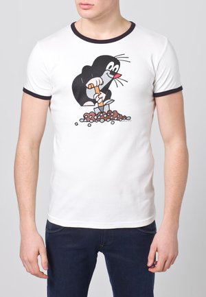 DER KLEINE MAULWURF - Print T-shirt - white