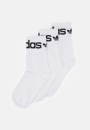 adidas Originals 3 PACK FOLD CUFF UNISEX - Calze - white/black