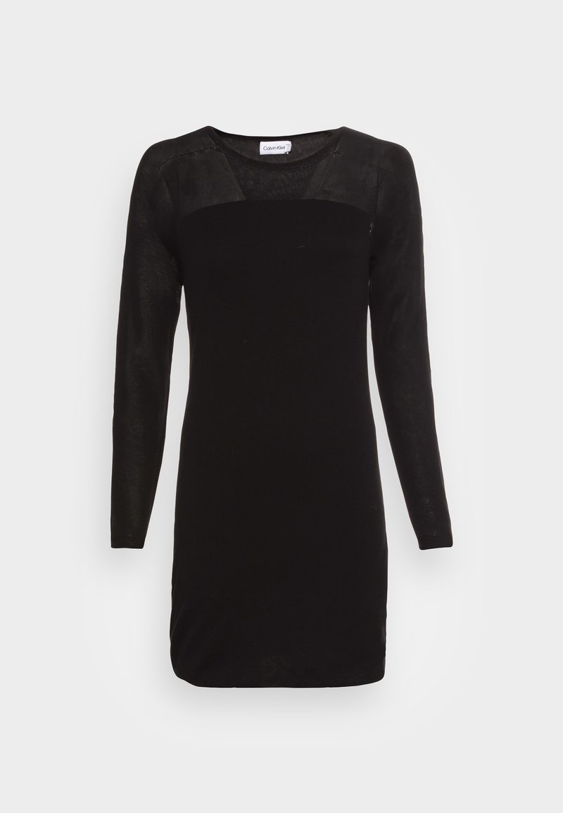 Calvin Klein Gebreide jurk zwart Calvin Klein Gebreide jurk zwart