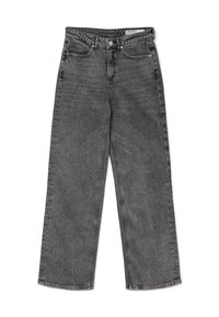 VMTESSA WIDE - Wide leg - medium grey denim