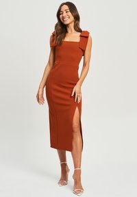 CHANCERY PRESLEY  - Vabalt langev kleit - copper