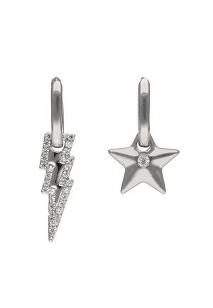 Náušnice - silver-coloured