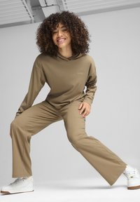 Puma ELEVATED WAIST  - Spodnji deli trenirk - oak branch