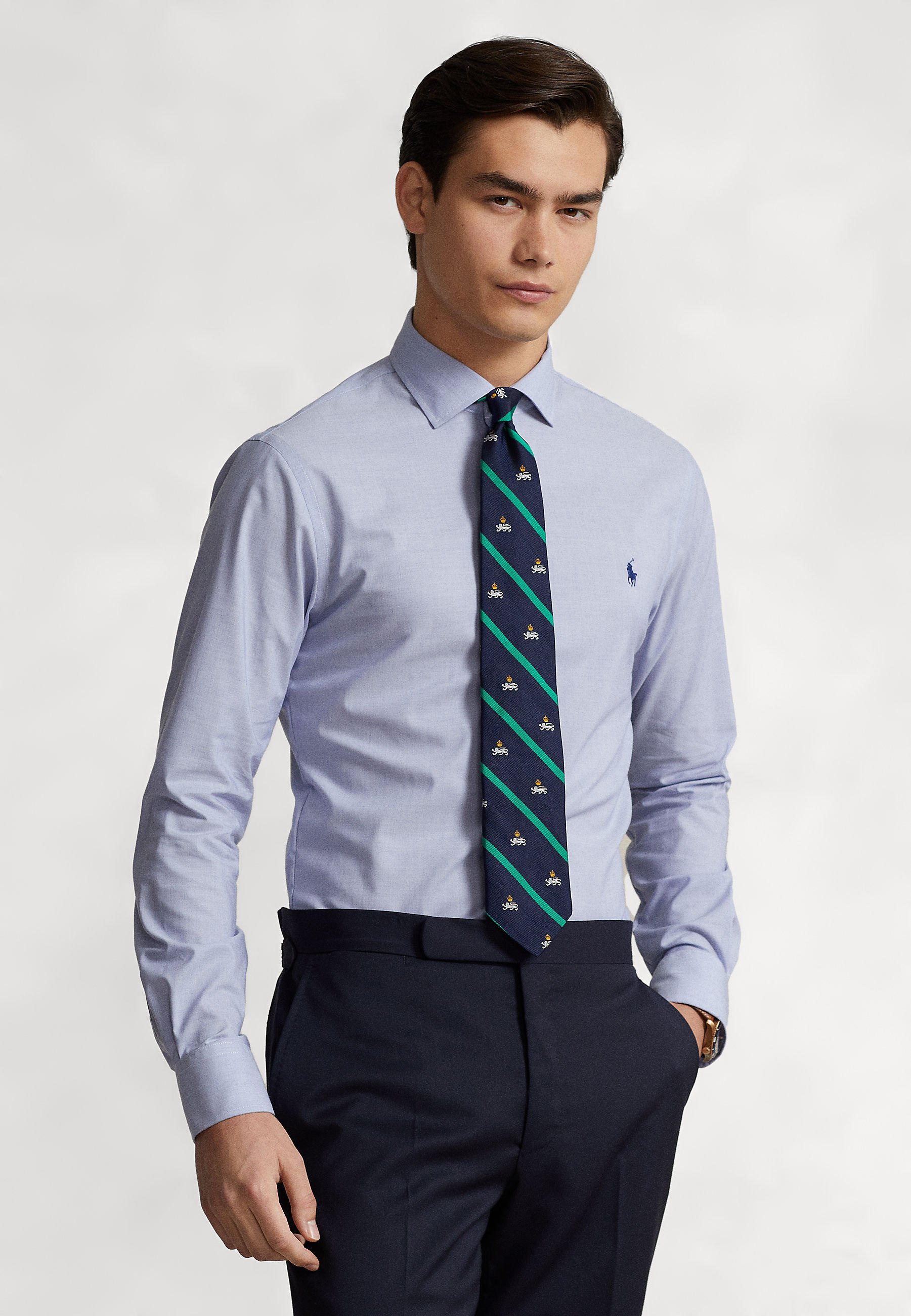 blue and white baby shower dress Light Blue Dress Shirt Men | Wrinkle-Free Performance Shirt main image 0