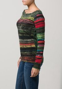 Desigual Stickad tröja - green