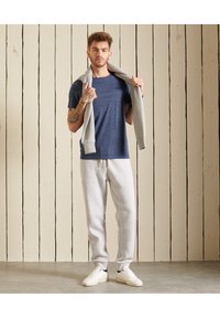 Superdry & Co VINTAGE LOGO  - T-shirts basic - deep blue heather