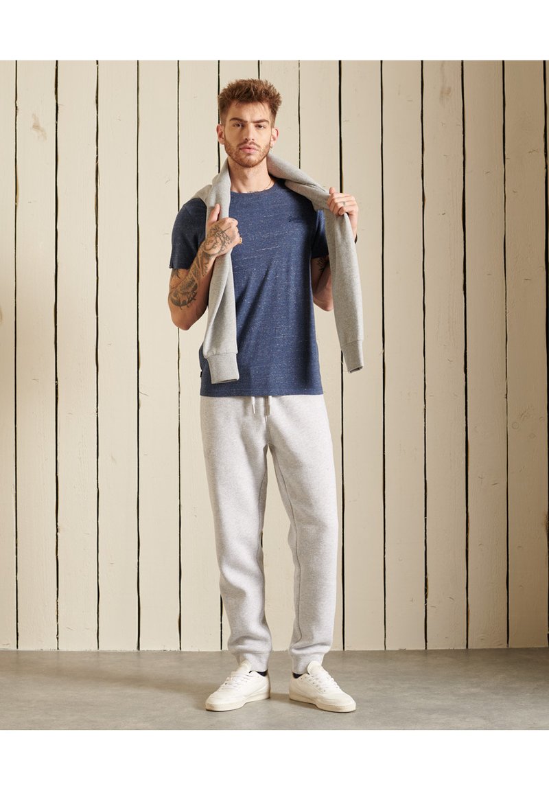 Superdry & Co VINTAGE LOGO  - T-shirts basic - deep blue heather