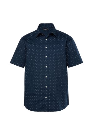 Men Plus, SHIRT, SHORT SLEEVES, ALL-OVER PRINT, KENT COLLAR, COMFORT FIT, UP TO 8XL - Camicia - navy blue
