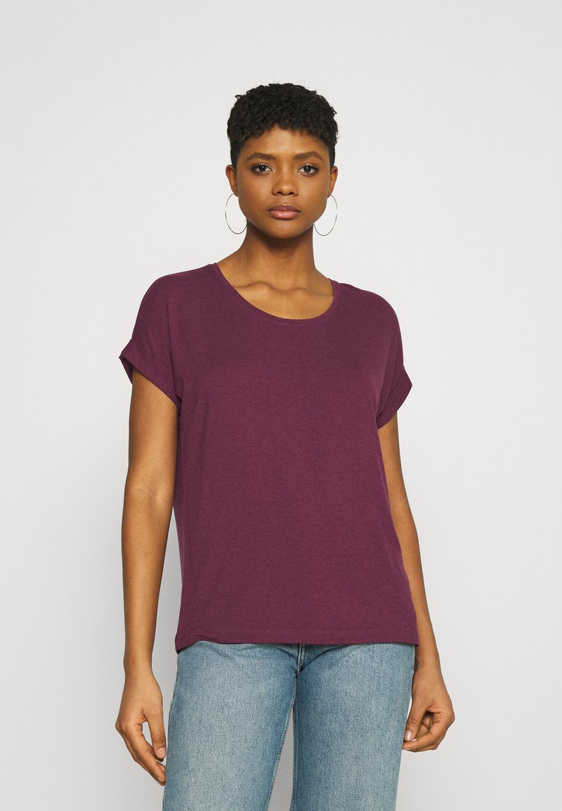 ONLY MOSTER O-NECK - Blusa - zinfandel
