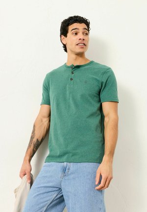 TALL FIT - WOODSIDE MARL - Basic T-shirt - jade green
