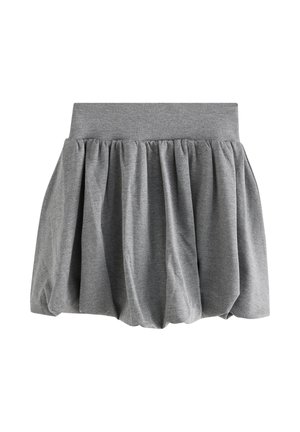 REGULAR FIT - PULL ON STRETCH BUBBLE HEM - sukňa v tvare A - grey