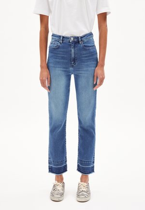 Straight leg jeans - waves