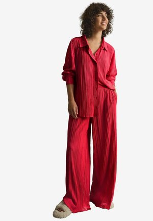 SET BUTTON THROUGH SET - Nattplagg set - red