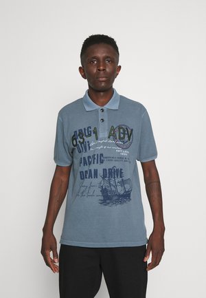 AGENCY - Polo - flintstone blue