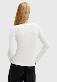 AllSaints RINA SCOOP NECK - Maglietta a manica lunga - white
