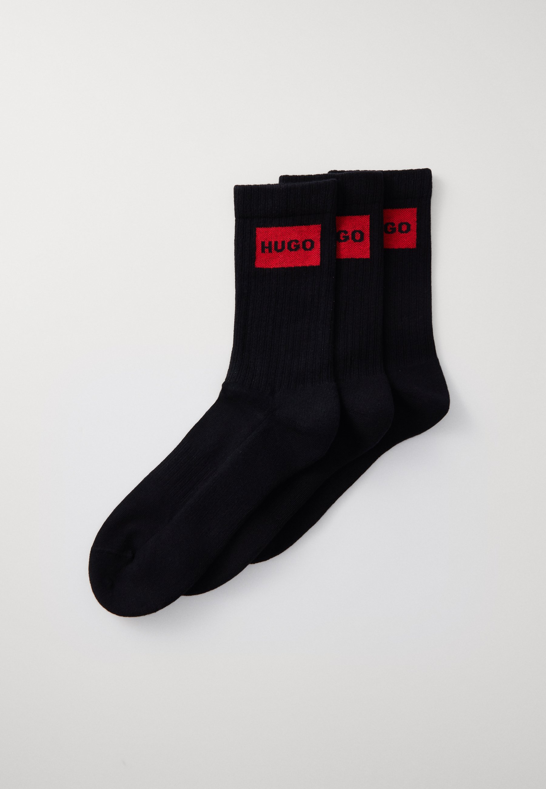 HUGO Two-Pack Of Regular-Length Socks With Logo Labels in Blue for Men