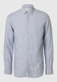 REGKYLIAN - Button down-skjorte - blue fog detailw white