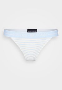THONG - String - white/light blue
