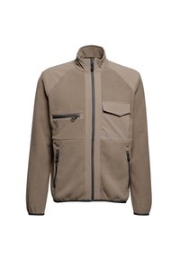 HALO PANELED - Fleecejacka - chocolate chip