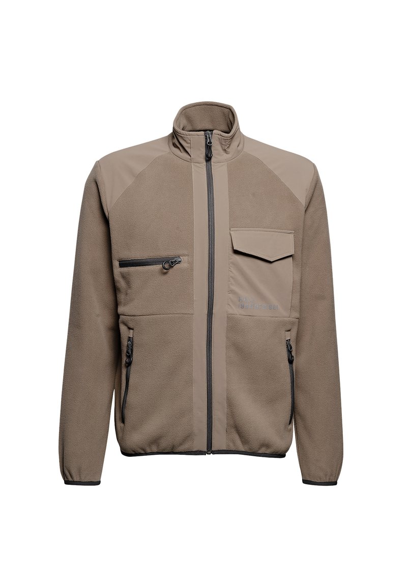 HALO PANELED - Fleecejacka - chocolate chip