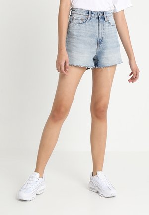 Weekday Denimshorts - light-blue denim