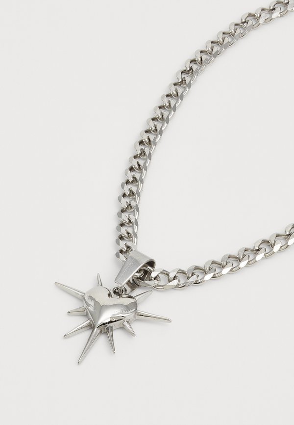 SPIKE HEART CHAIN UNISEX - Necklace4