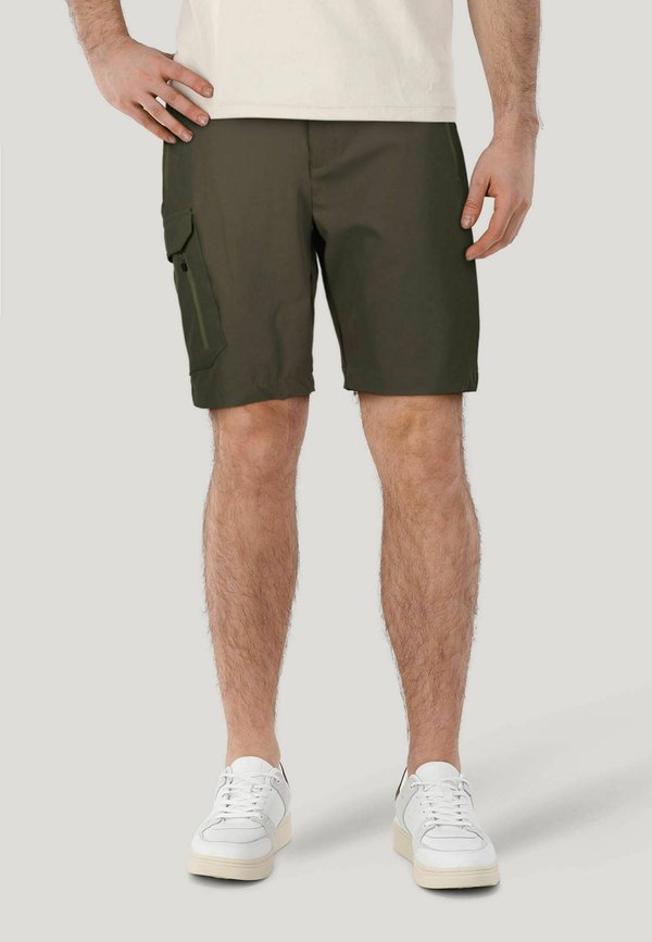 SEVRAN - Kurze Sporthose - olive