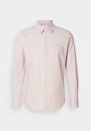 Calvin Klein THIN STRIPE STRETCH SLIM - Ametlik pluus - stonehenge