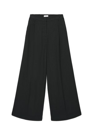 Calliope, PANTALONE LUNGO TINTA UNITA - Trousers - ultrablack