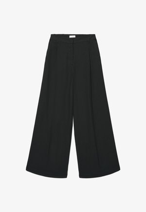 Calliope, PANTALONE LUNGO TINTA UNITA - Trousers - ultrablack