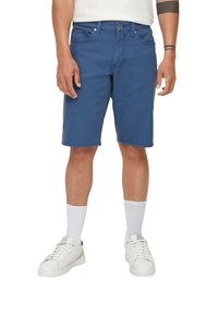 s.Oliver STRETCH - Jeansshort - blau