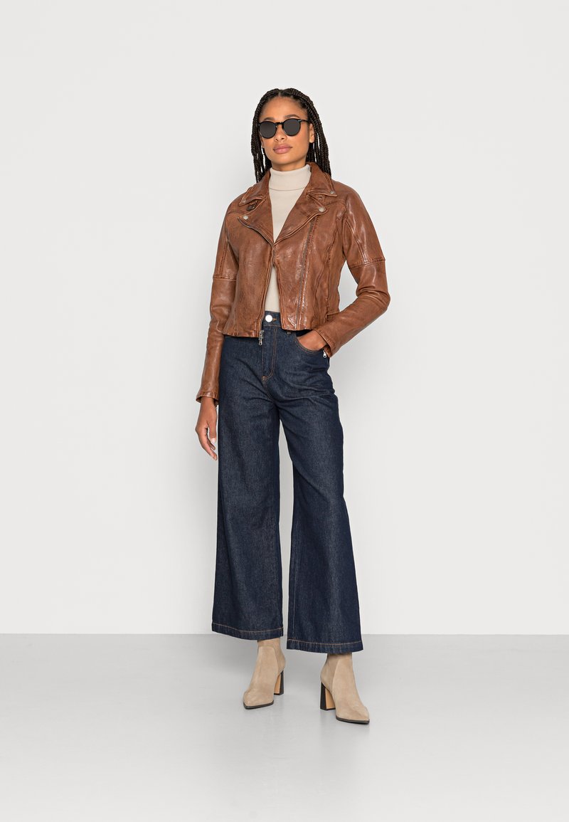 Damen Leichte Jacken | Freaky Nation LIEKE Lederjacke cognac - CY43495 Damen Leichte Jacken | Freaky Nation LIEKE Lederjacke cognac - CY43495