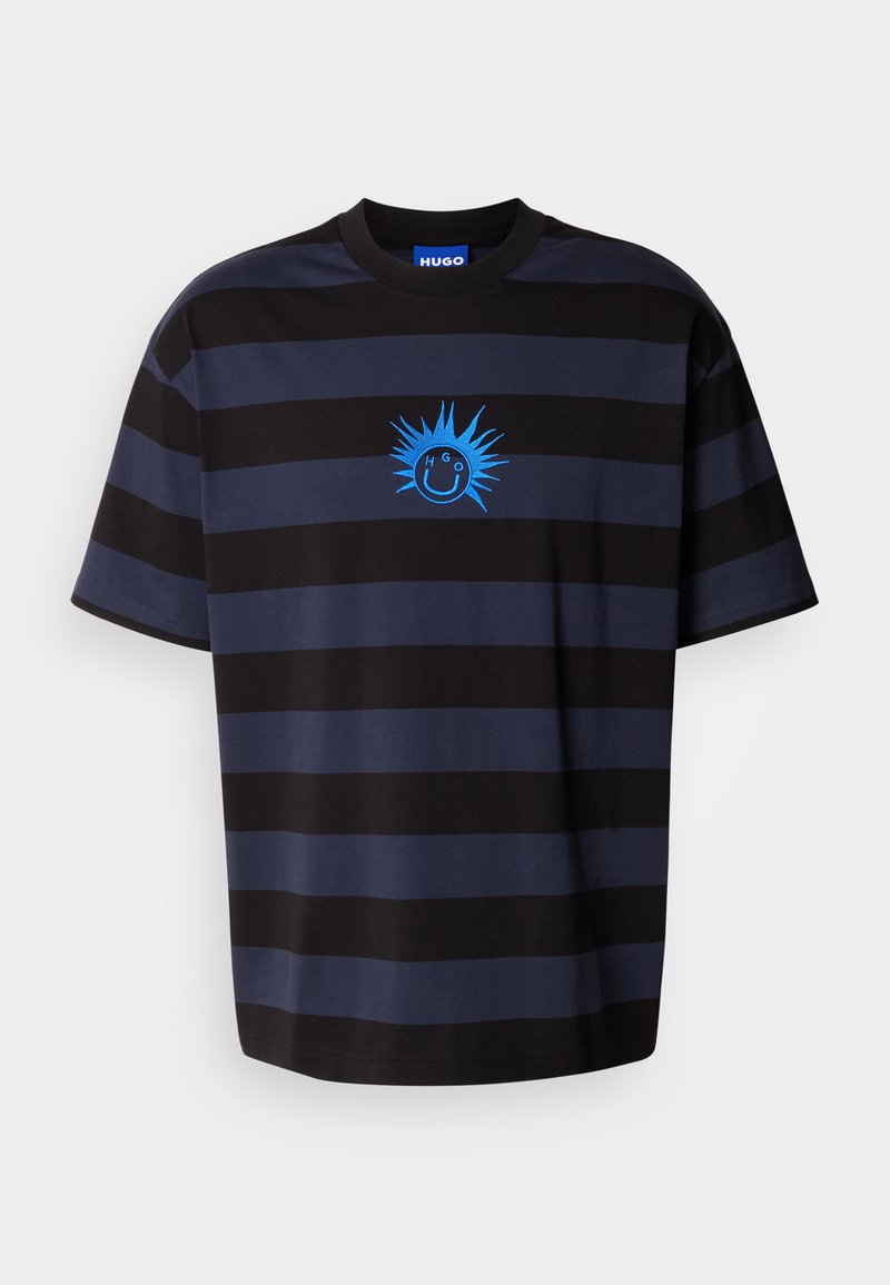 HUGO T-shirt print zwart