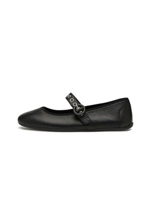 DAFNE BRID - Ankle strap ballet pumps - schwarz